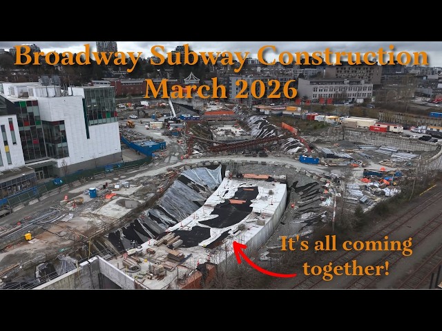 Broadway Subway Construction - March 2026