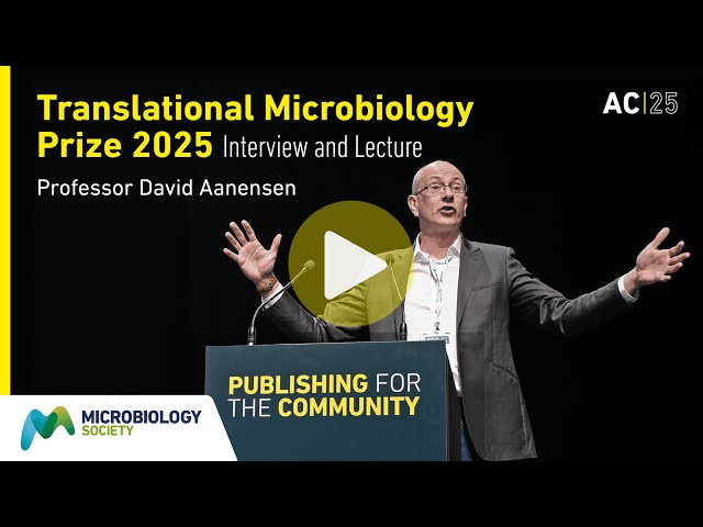 Translational Microbiology Prize Lecture: Professor David Aanensen-Linking genomics and epidemiology