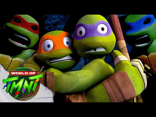 Mikey & Donatello Fight EVIL Leo and Raphael! 👿 TMNT (2012) | Teenage Mutant Ninja Turtles