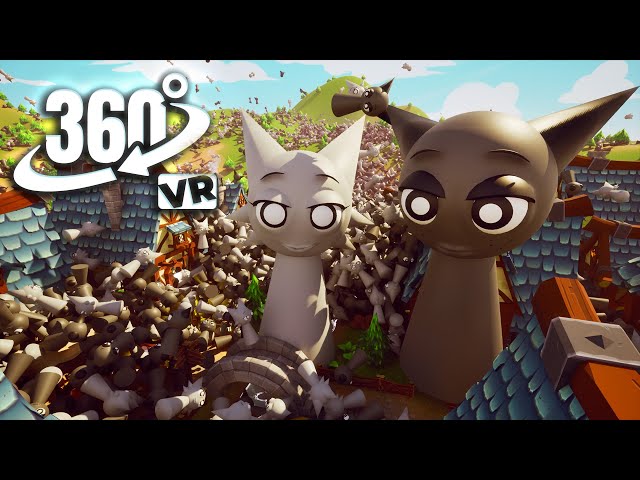 Gray x Wenda 50,000 Times! Incredibox Sprunki | 360° VR EXPERIENCE |