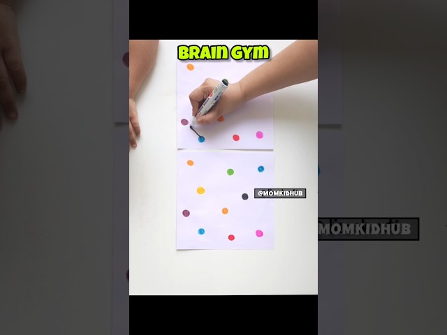 Brain Boosting Activity For Kids #kidsactivities #youtubeshorts #braingymforkids @momkidhub