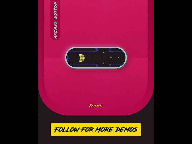 Arcade Button 👾🕹️ (Pure CSS) - New CodePen ✨! #animations #css #arcade #gradients #transitions
