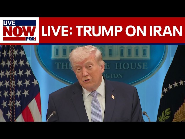 LIVE NOW: President Trump provides update on Iran war