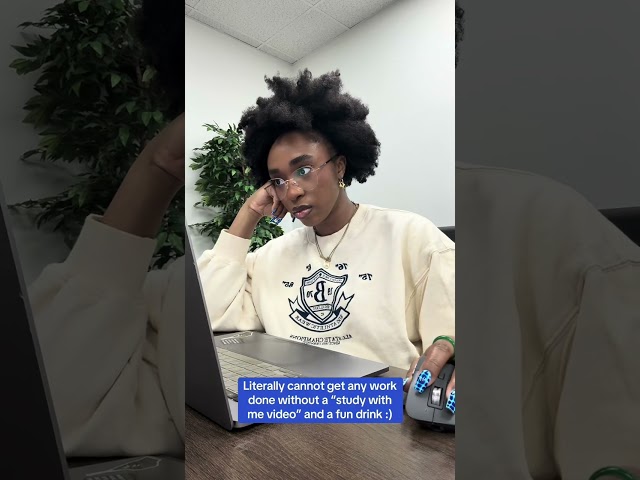 Love a Study With Me Coffee Shop, Body Doubling Study, or a Pomodoro Study with Me 25/5 Vid 😭 😭