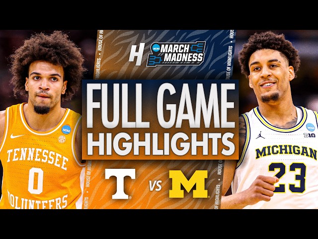 Tennessee vs Michigan - FULL GAME HIGHLIGHTS 🔥 Elite 8 | NCAA March Madness 2026