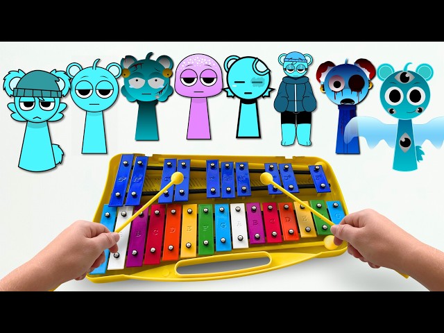 Sprunki Sky in 50 MODS recreated in REAL life!