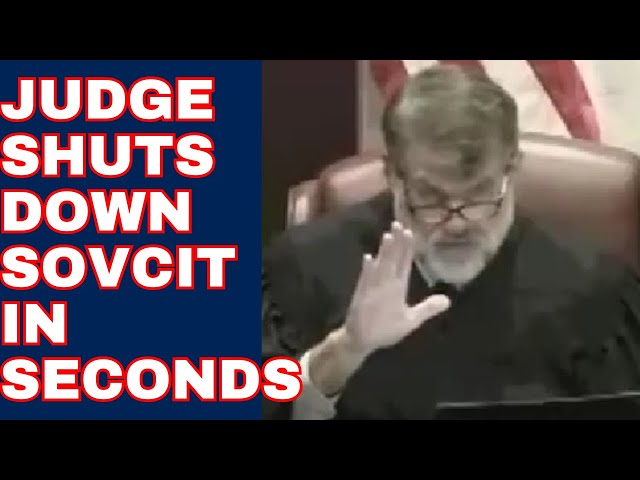 Judge Shuts Down Sovereign Citizen In Minutes - SovCit Actually Folds
