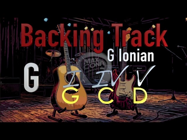 3 Modes, 3 Emotions, G Modal Backing Track for Guitar ( Ionian, Aeolian, Lydian )