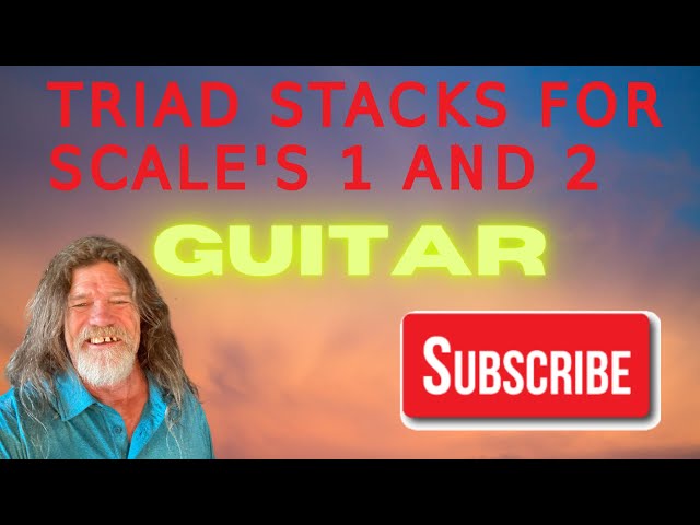 triad stacks #1 #2 ARE the triad stacks that are in scales #1 and #2 of the 7 scale. That's 8 triads