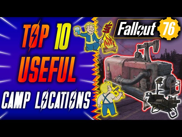 🛠️Top 10 Useful Camp Locations You NEED To Know About in Fallout 76🛠️