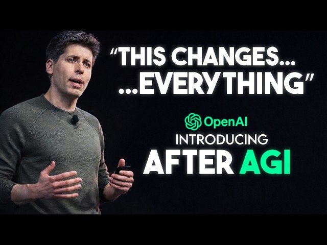 OpenAI Just Dropped The Real Plan After AGI Hits