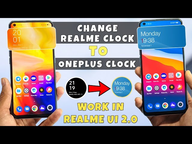 Realme UI 3.0 New Update | OnePlus Clock Widget | Enable realme UI 3.0 Clock in Any Realme Device ⚡⚡
