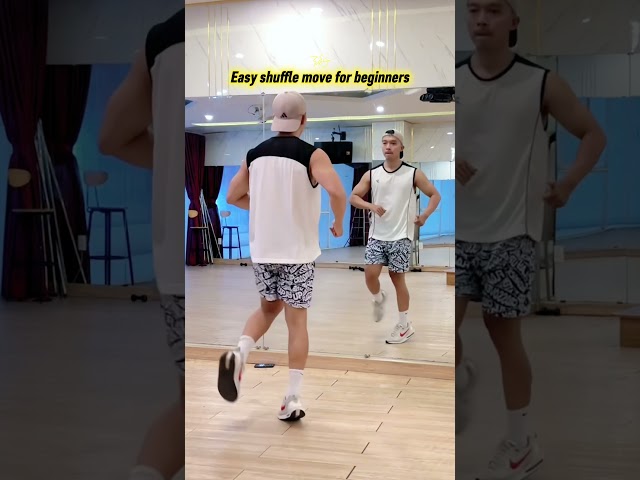 Easy shuffle move for beginners | Dance Fitness with An Le #dance