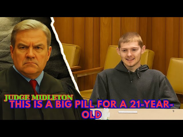 “Hyta or Jail? Judge Middleton Confronts 21-Year-Old in Heated Showdown!”