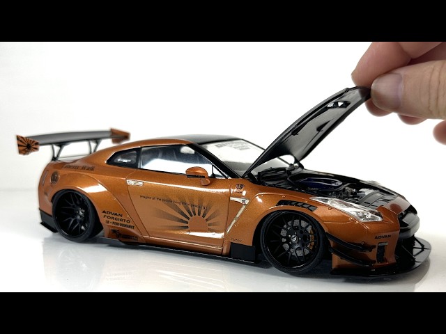 Build a Liberty Walk Nissan GT-R R35 in Miniature [FULL BUILD] Step by Step