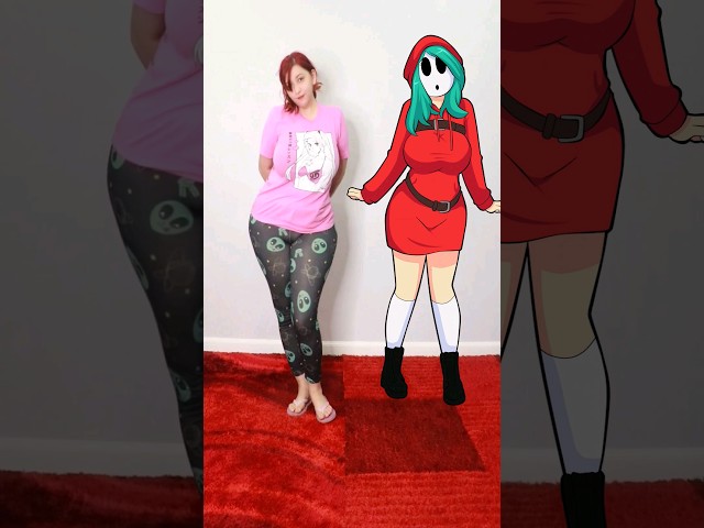 ShyGal 2D VS 3D 🙈 #cosplay