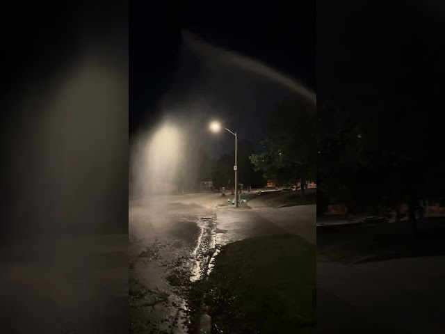 LETS SEE HOW FAR THE WATER GOES !?