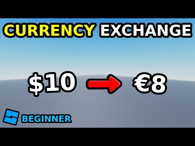 How To Make A Currency Exchange in Roblox Studio