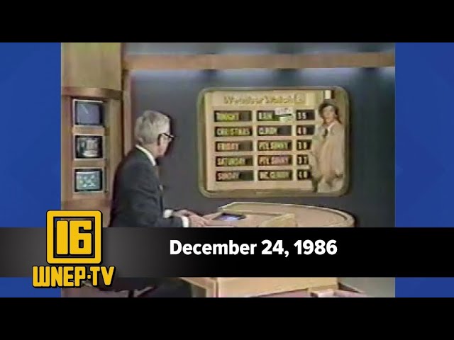 Newswatch 16 for December 24, 1986 | From the WNEP Archives
