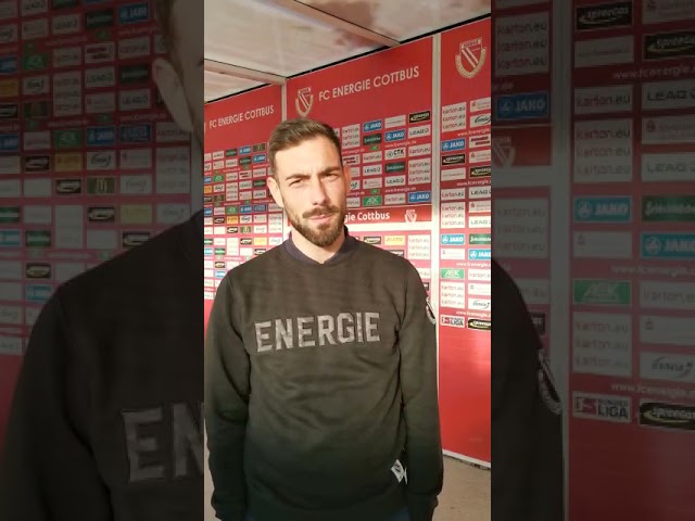 Maxi Zimmer im Interview nach dem 2:0 gegen Babelsberg