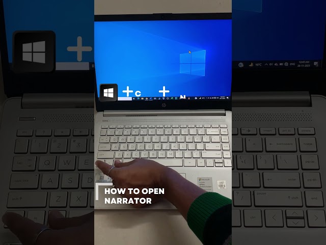 How to open narrator on windows 10?