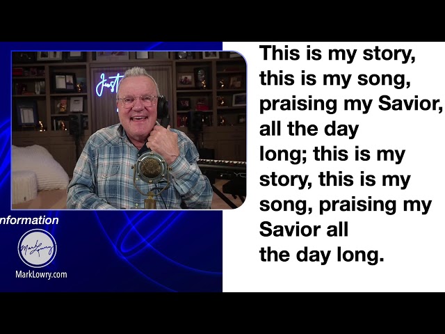 #MarkLowry is on #JustWhenever! Sit up straight and SING!