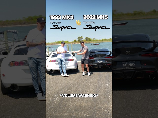 1000+WHP MK4 Supra vs. MK5 Supra REV BATTLE 🔥 #toyotasupra #toyota #supra #cars #bmw