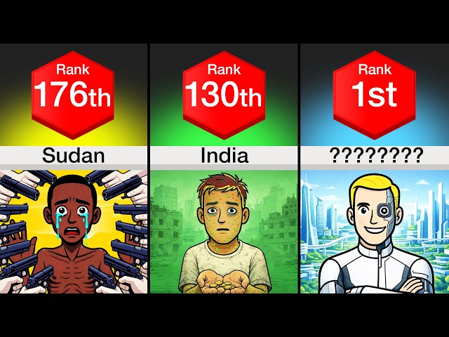Comparison: Worst To Best Country To Be Born In