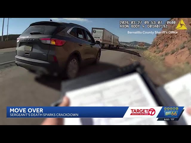 Dozen of drivers caught failing to move over in New Mexico
