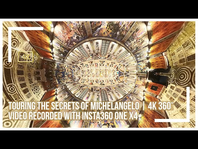 Touring The Secrets of Michelangelo | 4K 360° Video Recorded with Insta360 One X4