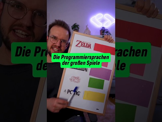 Die Programmiersprachen der großen Spiele 🎮 #programmieren #programmiersprache