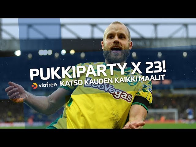 Pukkiparty! | Teemu Pukki Championshipin maalipörssin kärjessä 23 maalilla
