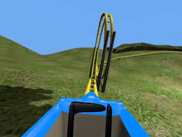 Blender rollercoaster "The Loop" final version