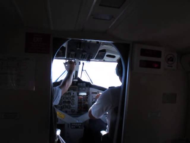 Flying off Hiva Oa in a de havilland twin otter