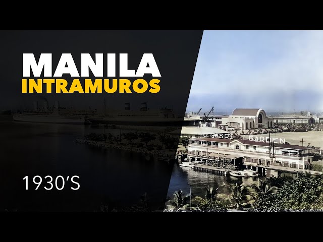 Manila, Intramuros 1930's