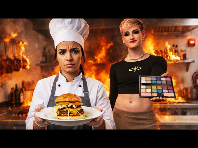 Nora vs Mande Cooking Challenge with a CRAZY Forfeit 😳