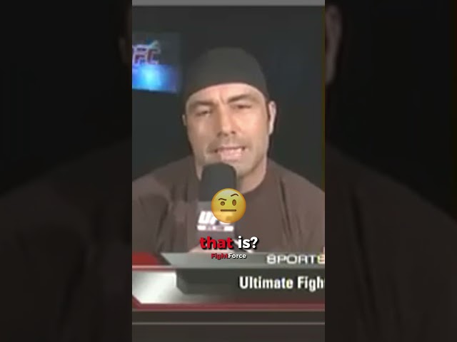 Young Joe Rogan About MMA🧐