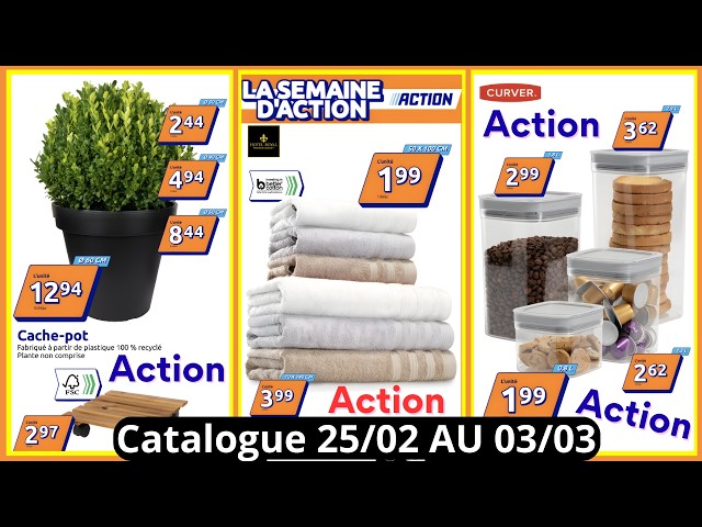 ACTION Catalogue De La Semaine Du 25/02/26 AU 03/03/26 ACTION France Arrivage De La Semaine
