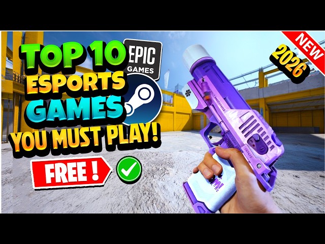Top 10 FREE Competitive Multiplayer Games to Play in 2026! (Esports)