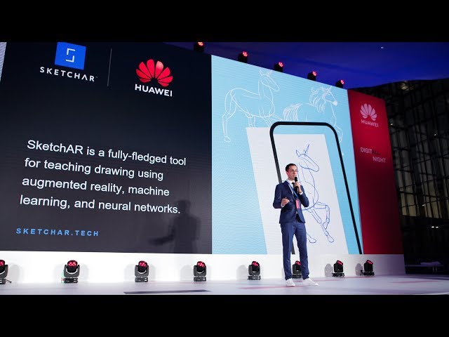 Huawei eco Connect Europe 2018. Strategic partnership of SketchAR with Huawei