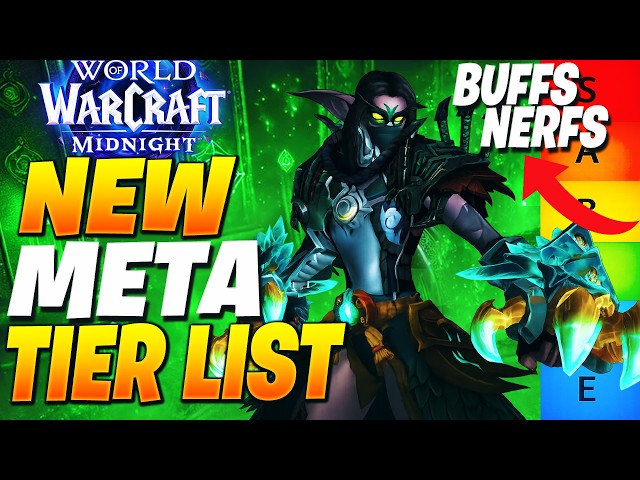 RANKING M+ META CLASSES & SPECS AFTER HUGE UPDATE! WoW Midnight Tier List (NEW META)