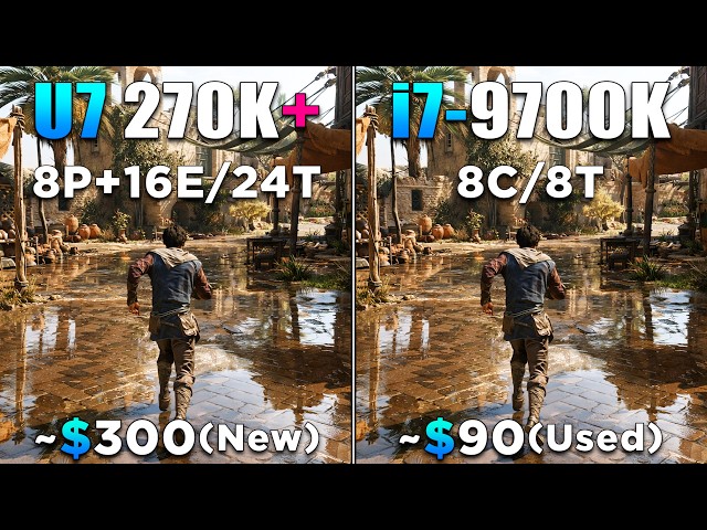Core Ultra 7 270K Plus vs Core i7 9700K | How HUGE is the Difference in 2026?