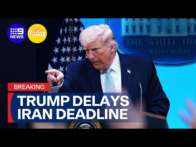 #BREAKING: Trump agrees to delay an attack on Iran | 9 News Australia