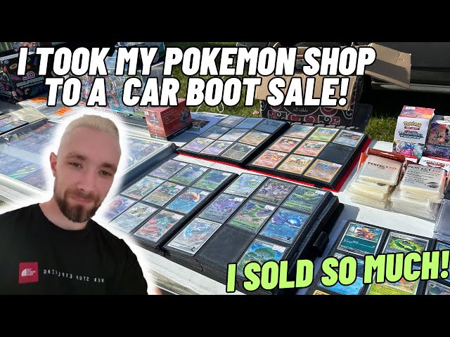 I Took My Pokémon Shop To A Car Boot Sale! (I Sold So Much)