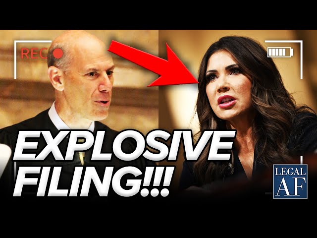 Noem & DOJ Lawyers in DEEP TROUBLE as Judge Weighs Criminal Charges
