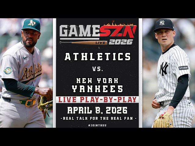 LIVE Athletics vs Yankees - Will Warren Takes on an Old Friend