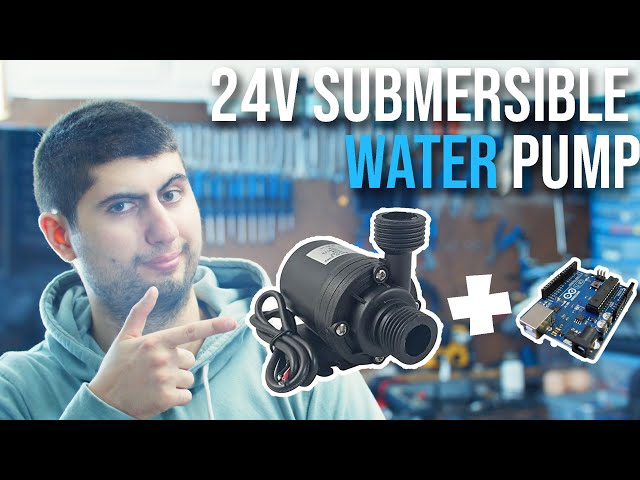 Control a SUBMERSIBLE WATER PUMP with an ARDUINO #arduino #waterpump