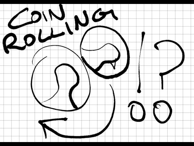 Coin Rotation Paradox / Rotational Kinematics #SoME2