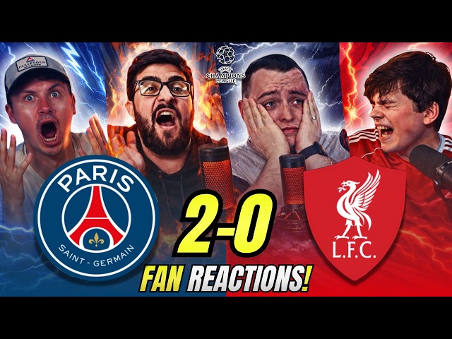 Liverpool Fans FURIOUS 😡 Reactions to PSG 2-0 Liverpool | Champions League Fan Reactions