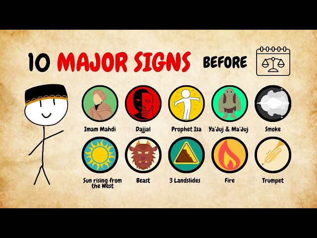 What Will Happen Before The End? | 10 Major Signs of the Day of Judgment Explained in 8 Minutes